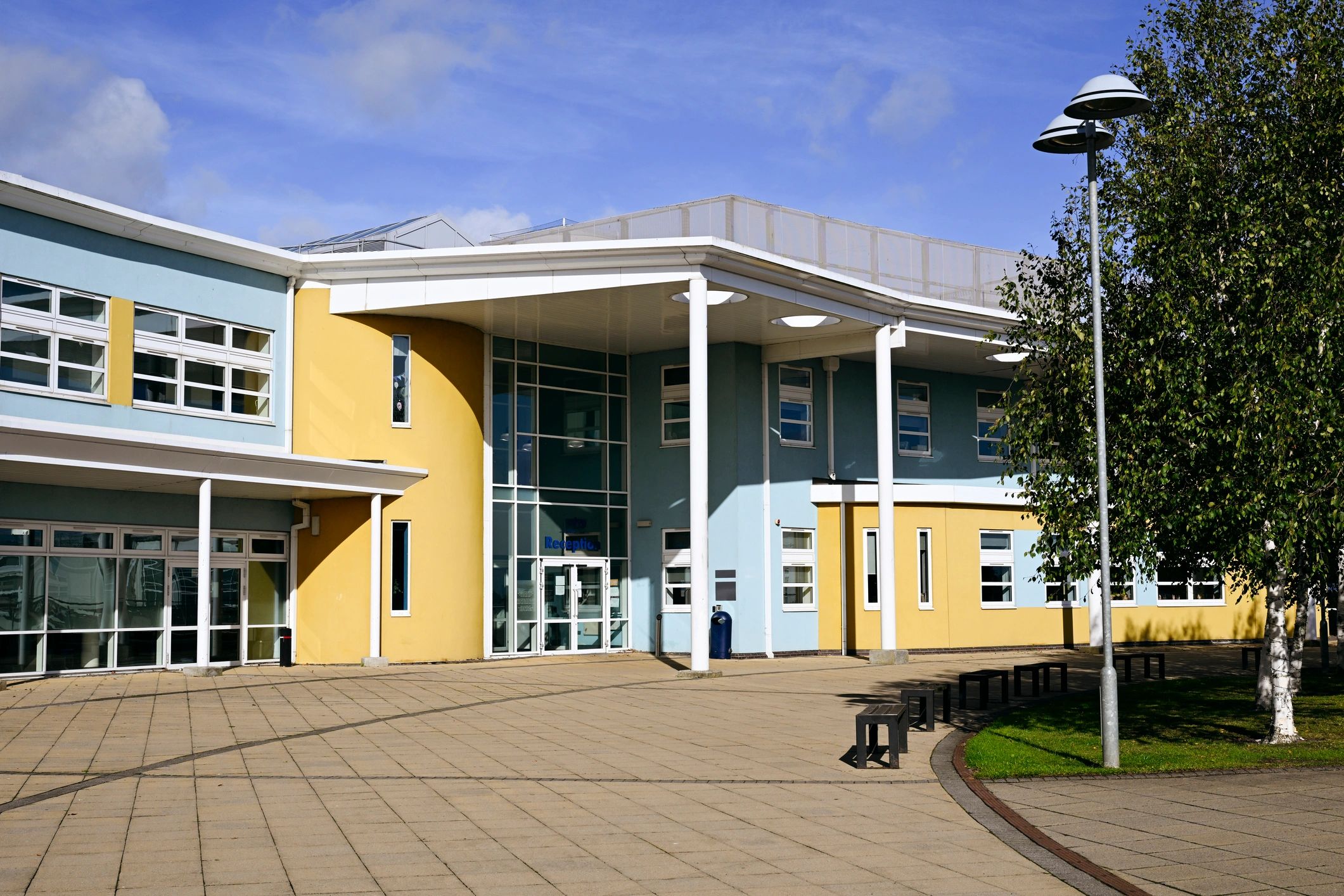 Commercial building exterior maintained for a professional appearance
