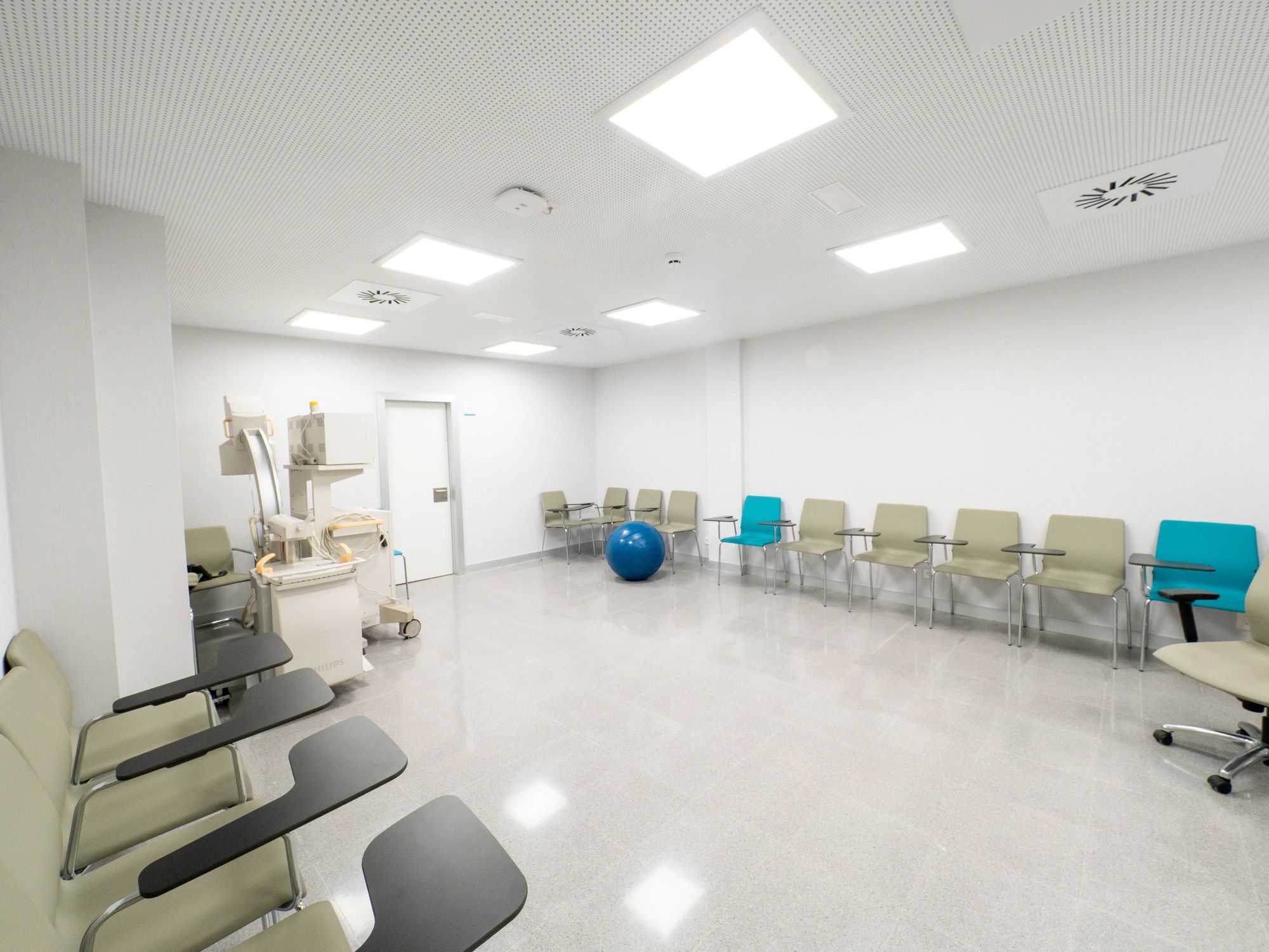 Clean waiting area in a rehabilitation center