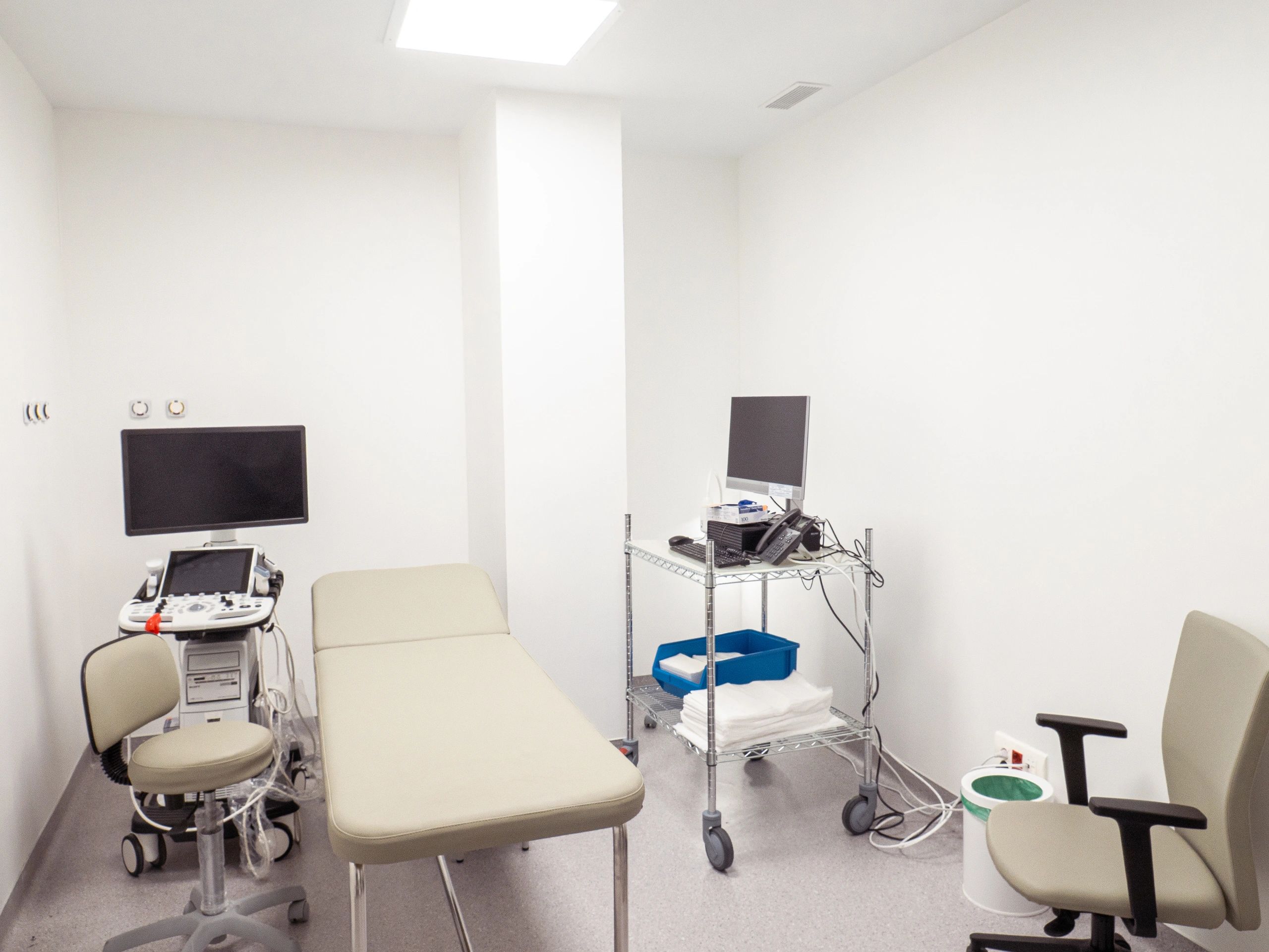 Clean treatment room in a rehabilitation facility